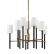 Troy Lighting Belvedere PATINA BRASS 32W x 32L x 21.25H Chandelier