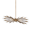 Troy Lighting Obie Patina Brass/Bronze 36.25W x 36.25L x 9.25H Chandelier