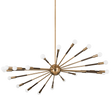 Troy Lighting Obie Patina Brass/Bronze 50.75W x 50.75L x 11.5H Chandelier