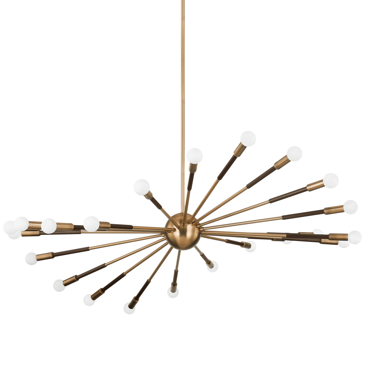 Troy Lighting Obie Patina Brass/Bronze 50.75W x 50.75L x 11.5H Chandelier