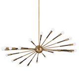 Troy Lighting Obie Patina Brass/Bronze 50.75W x 50.75L x 11.5H Chandelier