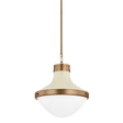 Troy Lighting Maxton PATINA BRASS AND SOFT SAND 17.75W x 17.75L x 17H Pendant