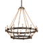 Troy Lighting Pike Place HERITAGE BRONZE 32W x 38H Chandelier