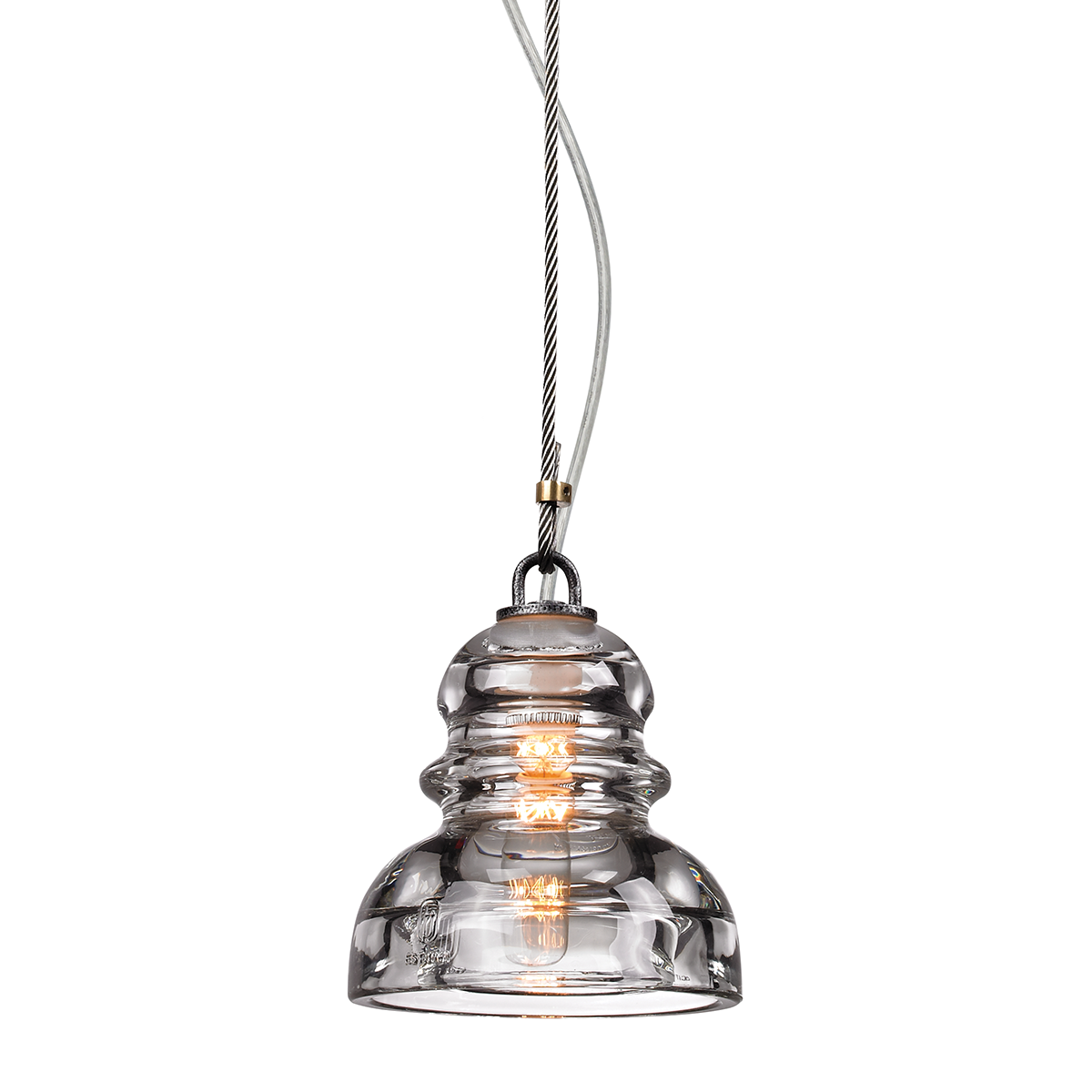 Troy Lighting Menlo Park OLD SILVER 5.75W x 10H Pendant