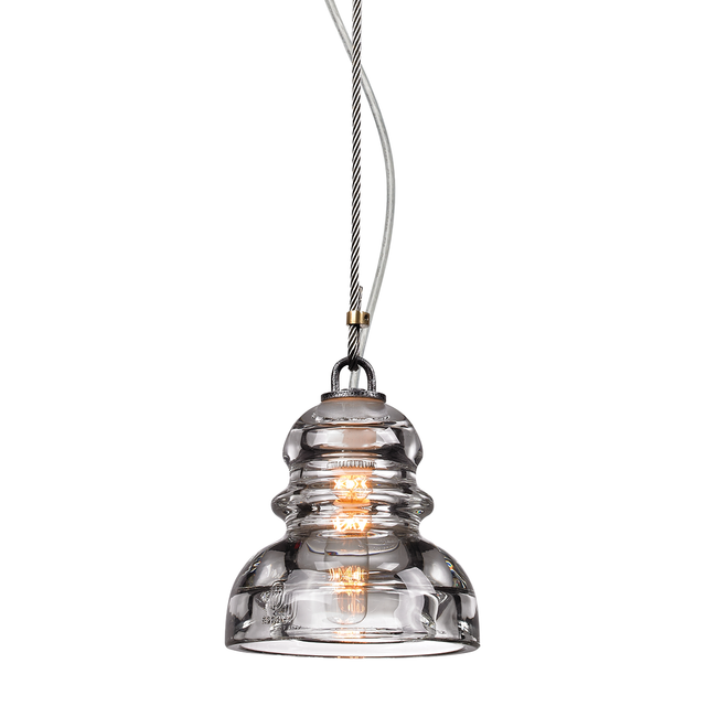 Troy Lighting Menlo Park OLD SILVER 5.75W x 10H Pendant