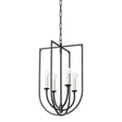 Troy Lighting Kael BLACK IRON 14W x 14L x 23H Candleholder