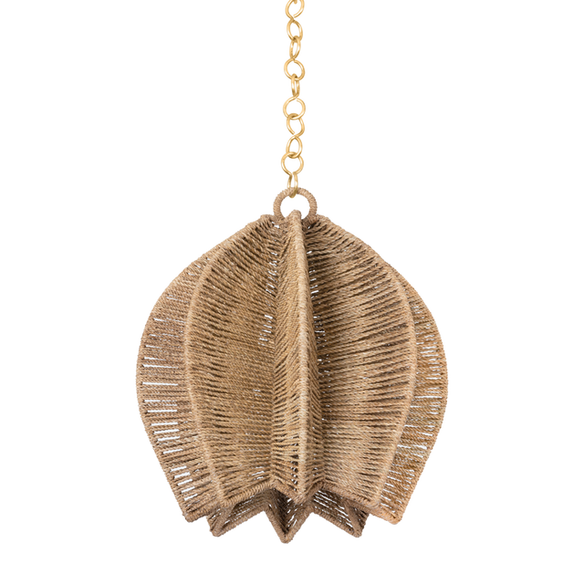 Troy Lighting Valatie VINTAGE GOLD LEAF 16.5W x 16.5L x 18.5H Pendant