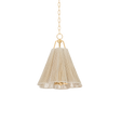 Troy Lighting Sonoma Vintage Gold Leaf 18W x 18L x 20.25H Pendant