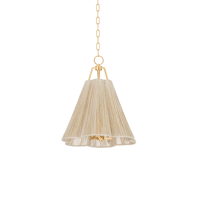 Troy Lighting Sonoma Vintage Gold Leaf 18W x 18L x 20.25H Pendant