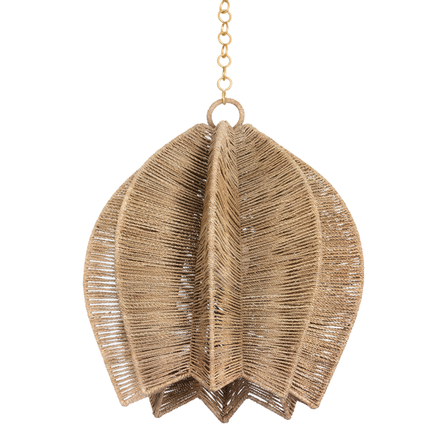Troy Lighting Valatie VINTAGE GOLD LEAF 24.25W x 24.25L x 27.25H Pendant