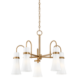 Troy Lighting Maple PATINA BRASS 27.25W x 27.25L x 20.25H Chandelier