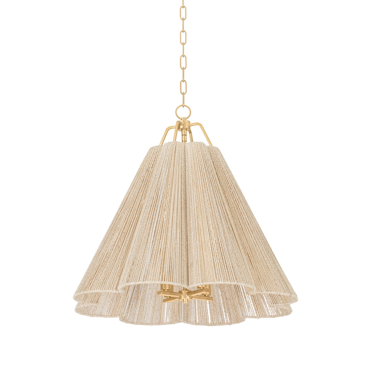 Troy Lighting Sonoma Vintage Gold Leaf 27.5W x 27.5L x 25.5H Pendant