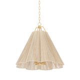 Troy Lighting Sonoma Vintage Gold Leaf 27.5W x 27.5L x 25.5H Pendant