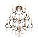 Troy Lighting Bordeaux PARISIAN BRONZE 43W x 43L x 51.5H Chandelier