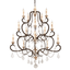 Troy Lighting Bordeaux PARISIAN BRONZE 43W x 43L x 51.5H Chandelier