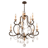 Troy Lighting Bordeaux PARISIAN BRONZE 32.25W x 37.75H Chandelier