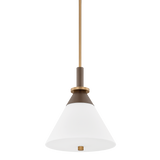 Troy Lighting Staton PATINA BRASS/BRONZE 16W x 16L x 19.5H Pendant