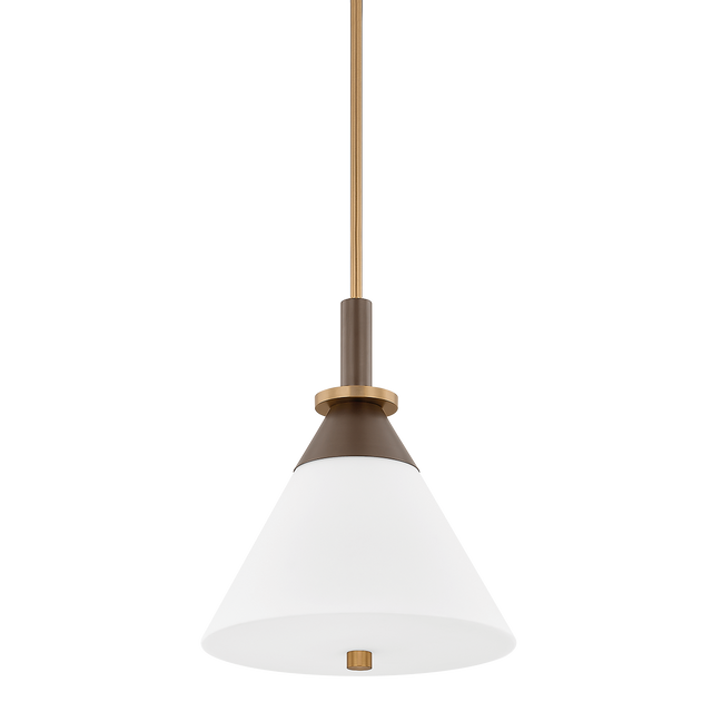 Troy Lighting Staton PATINA BRASS/BRONZE 16W x 16L x 19.5H Pendant
