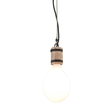 Troy Lighting Fulton RUSTY IRON W SALVAGED WOOD 7W x 7L x 15H Pendant
