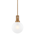 Troy Lighting Tobias PATINA BRASS 11.75W x 11.75L x 18.25H Pendant