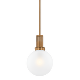 Troy Lighting Tobias PATINA BRASS 11.75W x 11.75L x 18.25H Pendant