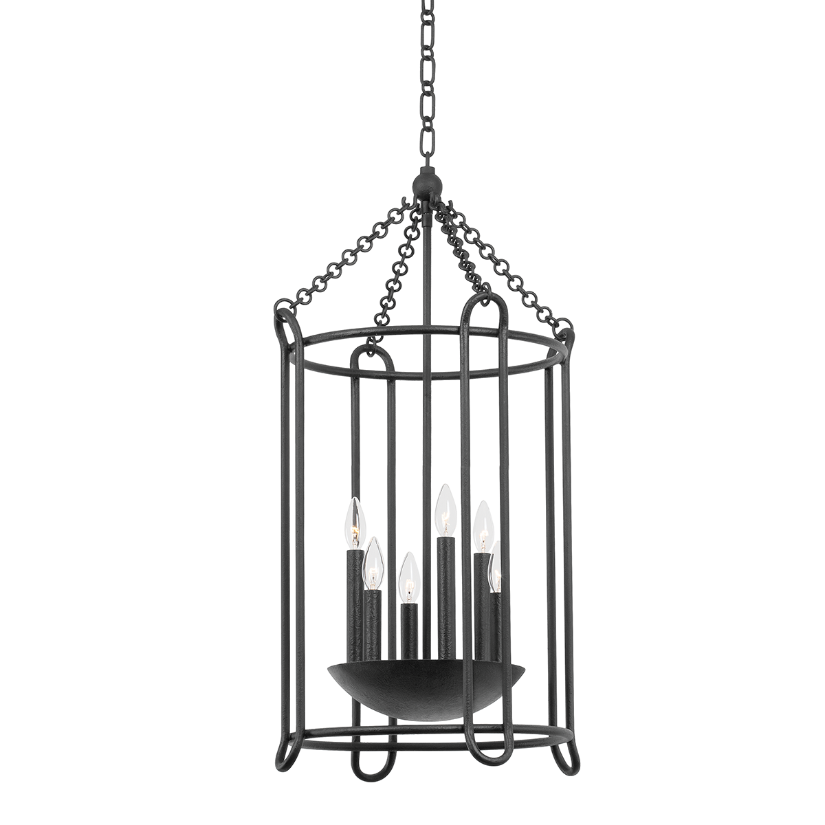 Troy Lighting Lassen BLACK IRON 36.75W x 36.75L x 36.75H Candleholder