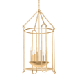 Troy Lighting Lassen VINTAGE GOLD LEAF 24.25W x 24.25L x 48H Candleholder