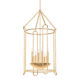 Troy Lighting Lassen VINTAGE GOLD LEAF 24.25W x 24.25L x 48H Candleholder