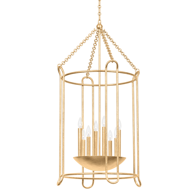 Troy Lighting Lassen VINTAGE GOLD LEAF 24.25W x 24.25L x 48H Candleholder