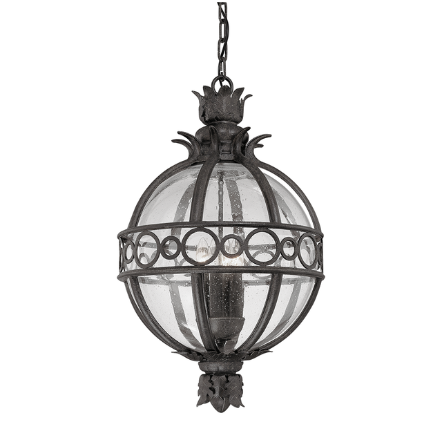 Troy Lighting Campanile FRENCH IRON 13.75W x 13.75L x 23.5H Candleholder