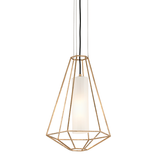 Troy Lighting Silhouette Gold Leaf 16W x 16L x 23H Pendant