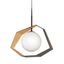 Troy Lighting Origami BRONZE WITH GOLD LEAF 12W x 26L x 24.25H Chandelier