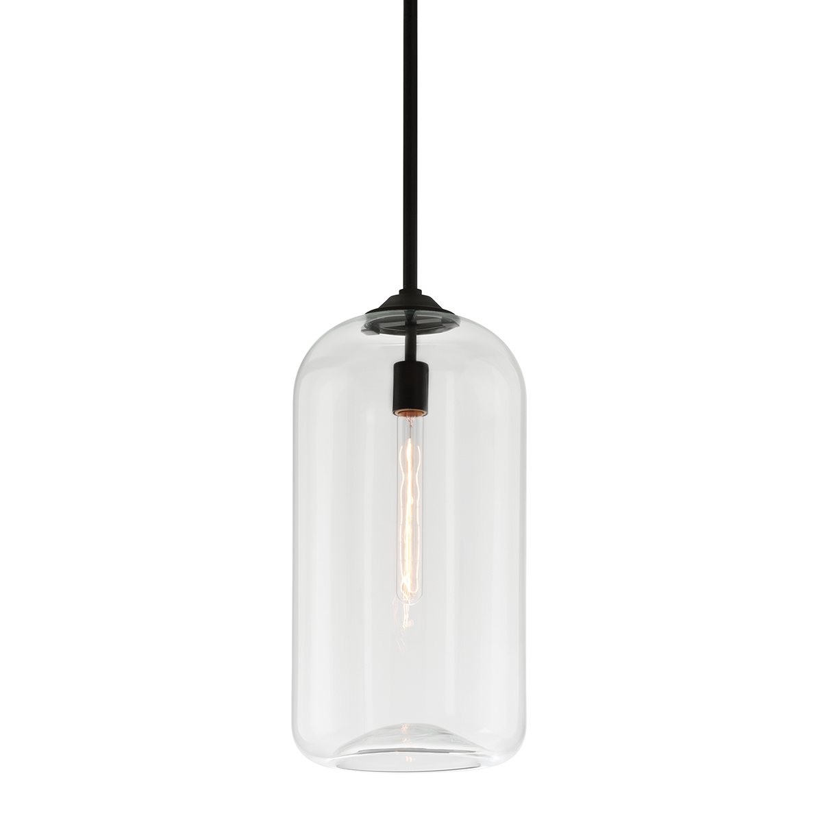 Troy Lighting District SOFT BLACK 10W x 10L x 20.75H Pendant