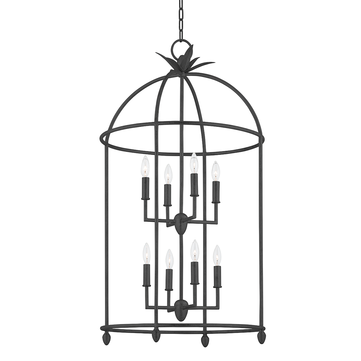 Troy Lighting Brooks BLACK IRON 24W x 24L x 42H Pendant