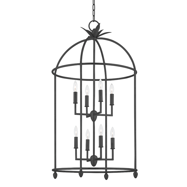 Troy Lighting Brooks BLACK IRON 24W x 24L x 42H Pendant