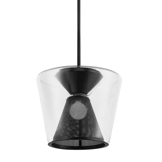 Troy Lighting Berlin SOFT BLACK 15.5W x 15.5L x 13.75H Pendant