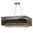 Troy Lighting Apollo BRONZE/POLISHED CHROME 34.5W x 34.5L x 14.5H Chandelier