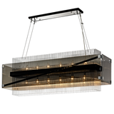 Troy Lighting Apollo BRONZE/POLISHED CHROME 12.5W x 49.75L x 17.5H Trim
