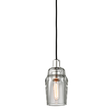 Troy Lighting Citizen GRAPHITE AND POLISHED NICKEL 4.75W x 4.75L x 9.75H Pendant