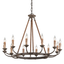 Troy Lighting Cyrano EARTHEN BRONZE 36W x 36L x 27.5H Chandelier