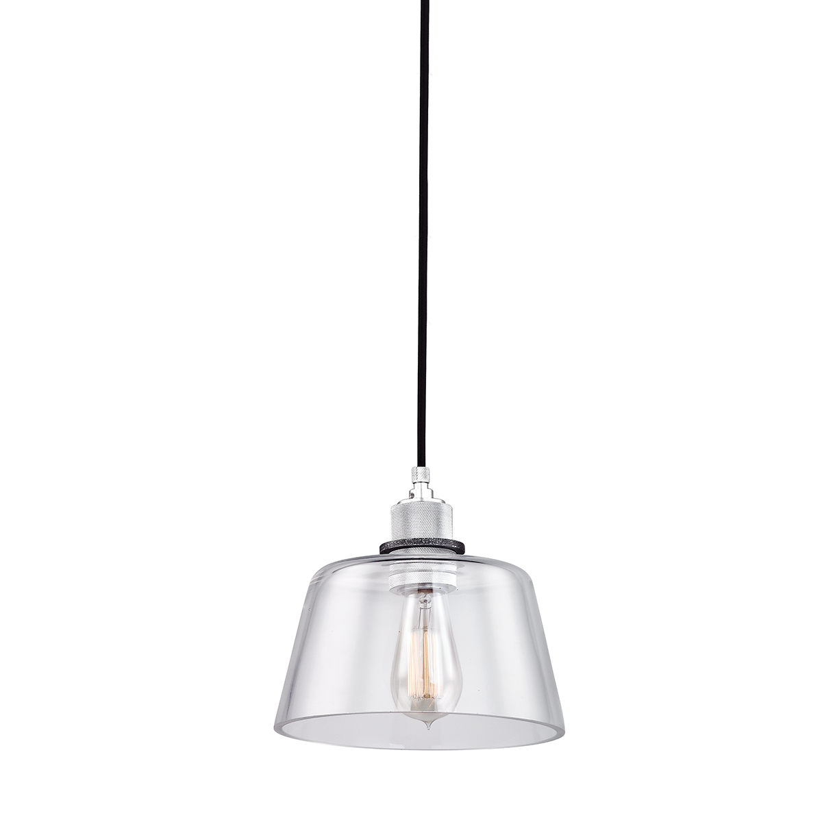 Troy Lighting Audiophile OLD SILVER POLISHED ALUMINUM 9.5W x 9.5L x 8.75H Pendant