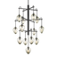Troy Lighting Brixton GRAPHITE/BLACK CHROME 36W x 36L x 53.25H Chandelier