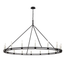 Troy Lighting Sutton TEXTURED BLACK 61W x 61L x 39.5H Chandelier