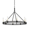 Troy Lighting Sutton TEXTURED BLACK 32W x 32L x 24.25H Garden Stool