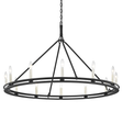 Troy Lighting Sutton TEXTURED BLACK 44W x 44L x 28.5H Chandelier