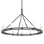 Troy Lighting Sutton TEXTURED BLACK 44W x 44L x 28.5H Chandelier