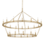 Troy Lighting Sutton CHAMPAGNE LEAF 61W x 61L x 49H Chandelier