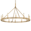Troy Lighting Sutton CHAMPAGNE LEAF 44W x 28.5H Chandelier
