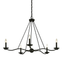 Troy Lighting Sawyer FORGED IRON 40W x 40L x 27H Chandelier