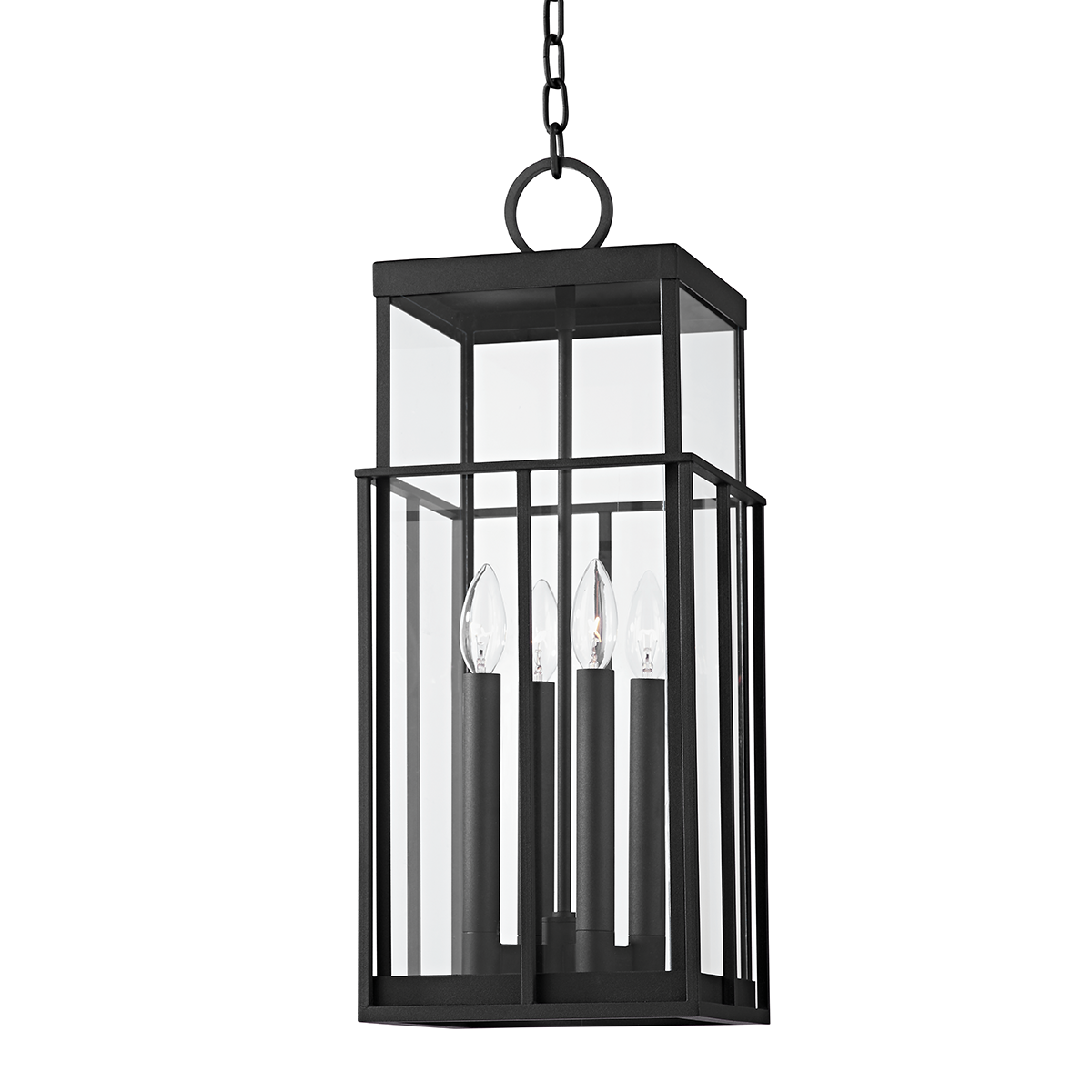 Troy Lighting Longport TEXTURED BLACK 9.5W x 9.5L x 23.75H Candleholder